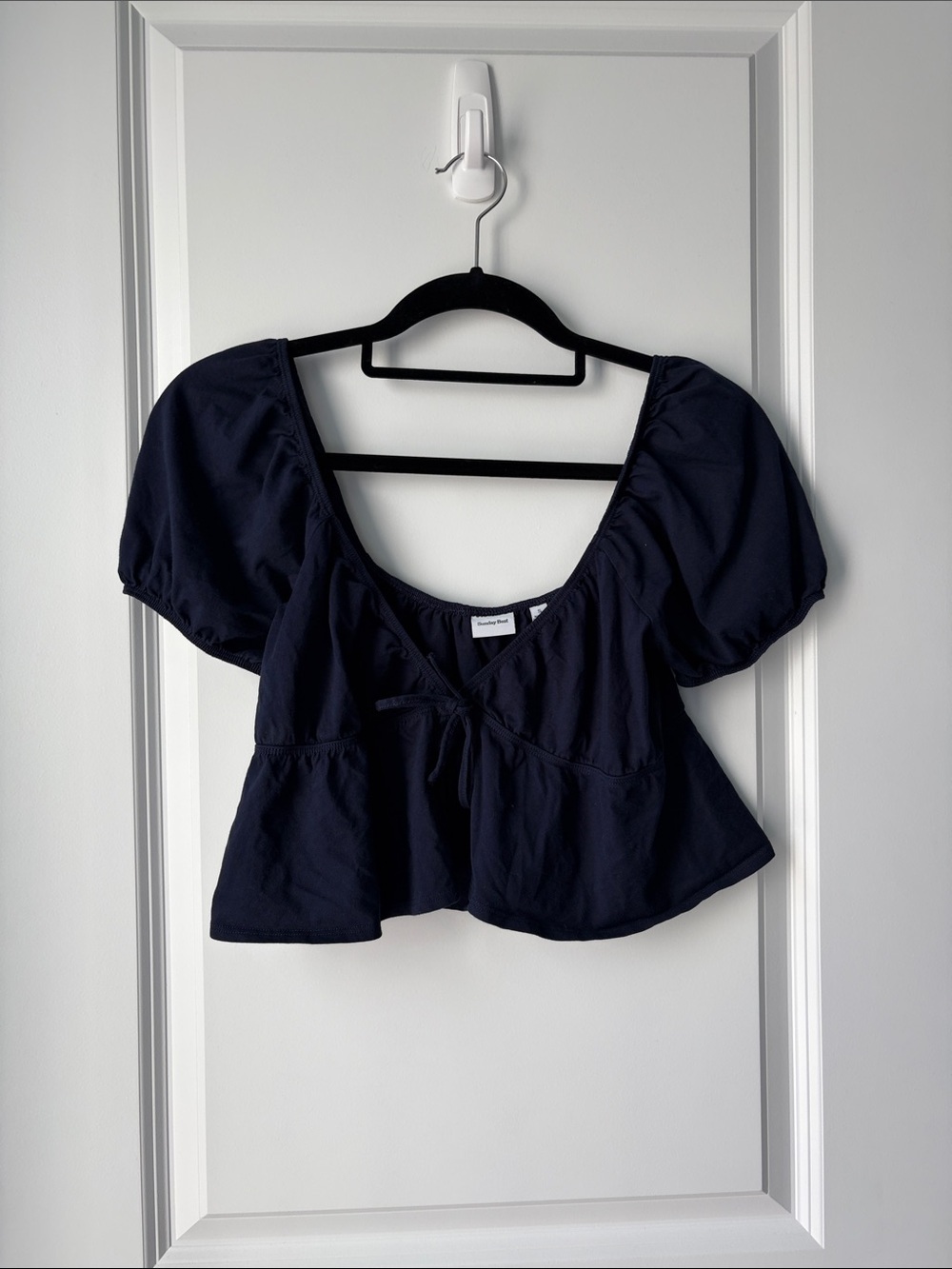 Sunday Best Navy Blue Kaia Top
